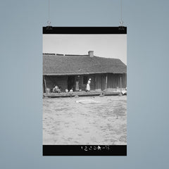 Tobacco sharecroppers home near Tifton, Georgia by Dorothea Lange poster 9