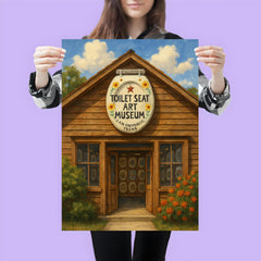 Toilet Seat Art Museum San Antonio Texas USA poster 3