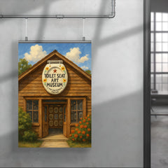 Toilet Seat Art Museum San Antonio Texas USA poster 4