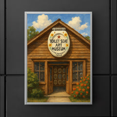 Toilet Seat Art Museum San Antonio Texas USA poster 5