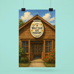 Toilet Seat Art Museum San Antonio Texas USA poster 6