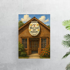 Toilet Seat Art Museum San Antonio Texas USA poster 7
