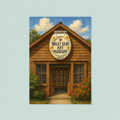 Toilet Seat Art Museum San Antonio Texas USA poster 8