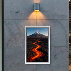 Tolbachik Lava Fields Kamchatka Russia poster 2