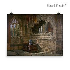 Tomb of the Crypt at Arundel Castle by Samuel Raynor poster 5