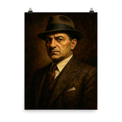 Tommy Lucchese poster on a plain backdrop in size 8"x10".