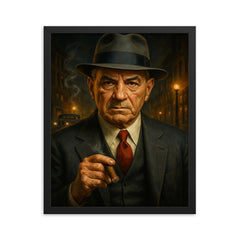 Tony Accardo framed print on a plain backdrop in size 16"x20".