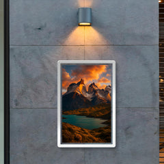Torres del Paine Cuernos Chile poster 2