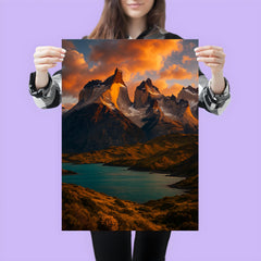 Torres del Paine Cuernos Chile poster 3