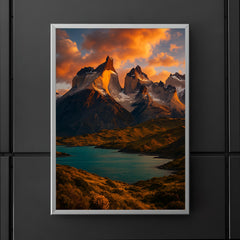 Torres del Paine Cuernos Chile poster 5
