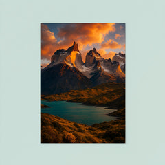 Torres del Paine Cuernos Chile poster 8