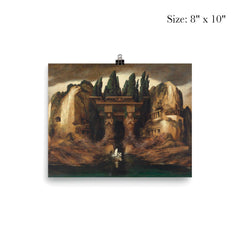 Toteninsel Isle of the Dead by Karl Wilhelm Diefenbach, 1905 poster 4