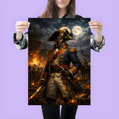 Toussaint Louverture at night before battle poster 3