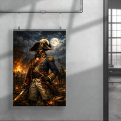Toussaint Louverture at night before battle poster 4