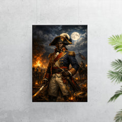 Toussaint Louverture at night before battle poster 7