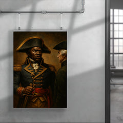 Toussaint Louverture defiant colonial governor portrait poster 4