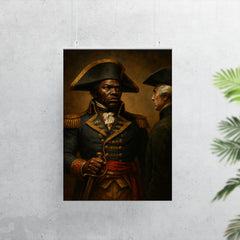 Toussaint Louverture defiant colonial governor portrait poster 7