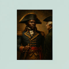 Toussaint Louverture defiant colonial governor portrait poster 8