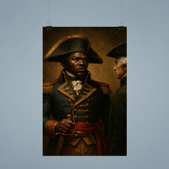 Toussaint Louverture defiant colonial governor portrait poster 9