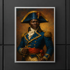 Toussaint Louverture in revolutionary blue uniform poster 5
