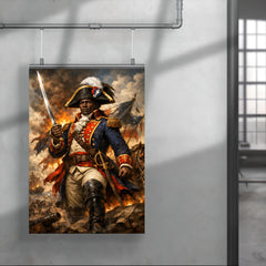 Toussaint Louverture in revolutionary uniform poster 4