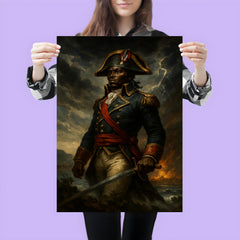 Toussaint Louverture in storm over Saint Domingue poster 3