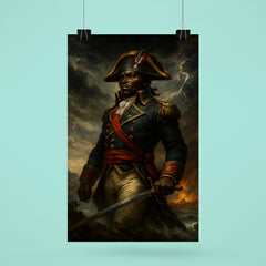 Toussaint Louverture in storm over Saint Domingue poster 6