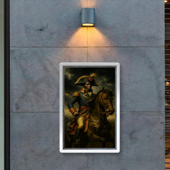 Toussaint Louverture on horseback before storm dark sugar fields poster 2