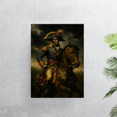 Toussaint Louverture on horseback before storm dark sugar fields poster 7