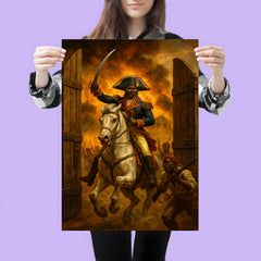 Toussaint Louverture storming Saint Domingue plantation gates poster 3