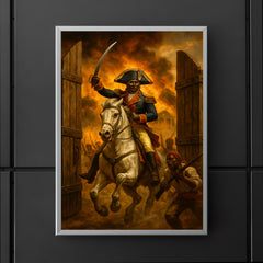 Toussaint Louverture storming Saint Domingue plantation gates poster 5