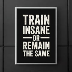 Train insane or remain the same poster 5