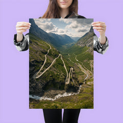 Trollstigen Hairpins Norway poster 3