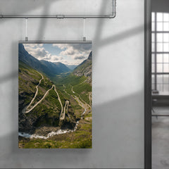Trollstigen Hairpins Norway poster 4