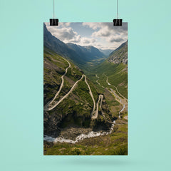 Trollstigen Hairpins Norway poster 6