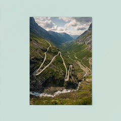Trollstigen Hairpins Norway poster 8