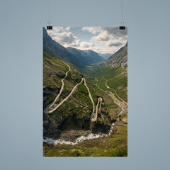 Trollstigen Hairpins Norway poster 9