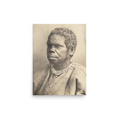 Truganini poster on a plain backdrop in size 12"x16".