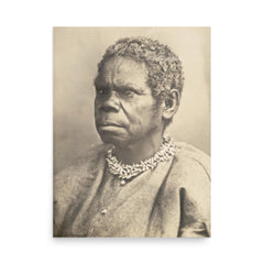 Truganini poster on a plain backdrop in size 18"x24".