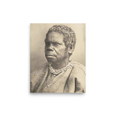 Truganini poster on a plain backdrop in size 8"x10".