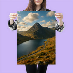 Tryfan and Ogwen Valley Wales poster 3