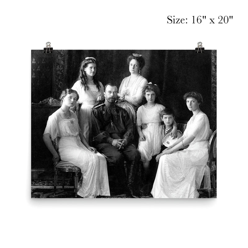 Tsar Nicholas II of Russia and His Family, 1913 poster 2