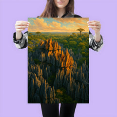 Tsingy de Bemaraha Madagascar poster 3