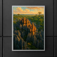 Tsingy de Bemaraha Madagascar poster 5