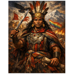 Tupac Amaru II in Andean rebellion attire jigsaw puzzle
