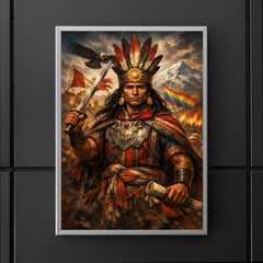 Tupac Amaru II in Andean rebellion attire poster 5