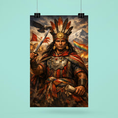 Tupac Amaru II in Andean rebellion attire poster 6