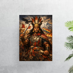 Tupac Amaru II in Andean rebellion attire poster 7