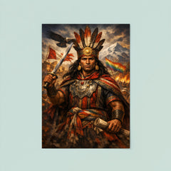 Tupac Amaru II in Andean rebellion attire poster 8