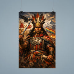 Tupac Amaru II in Andean rebellion attire poster 9